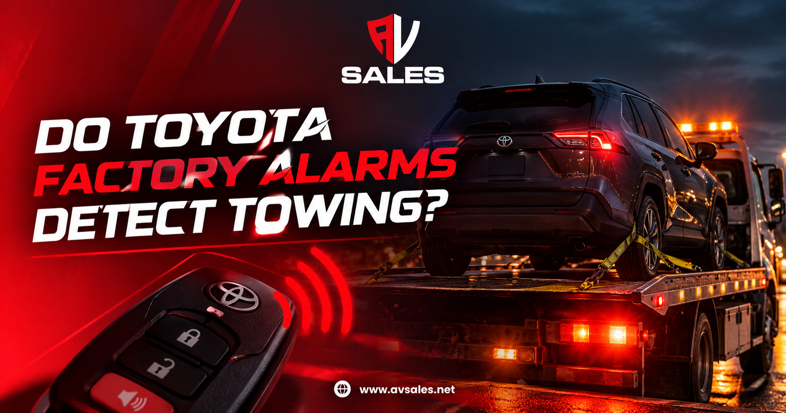 Do Toyota Factory Alarms Detect Towing